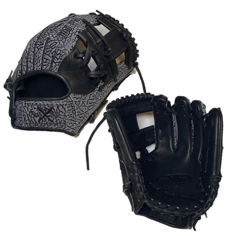 Custom Flat Bill JORDAN BLK 11.5" Baseball Glove