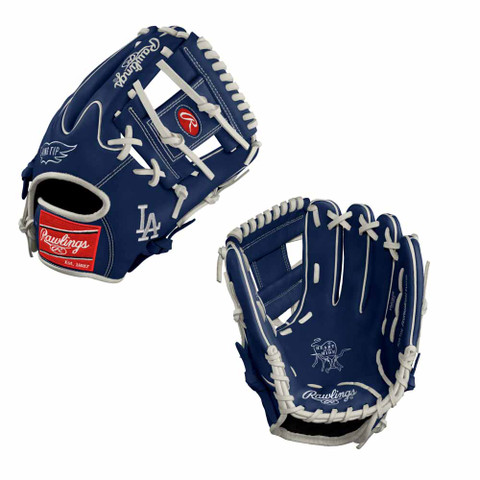 Custom Rawlings Heart of the Hide DODGERS - PRO204W-2 - 11.5” Baseball Glove