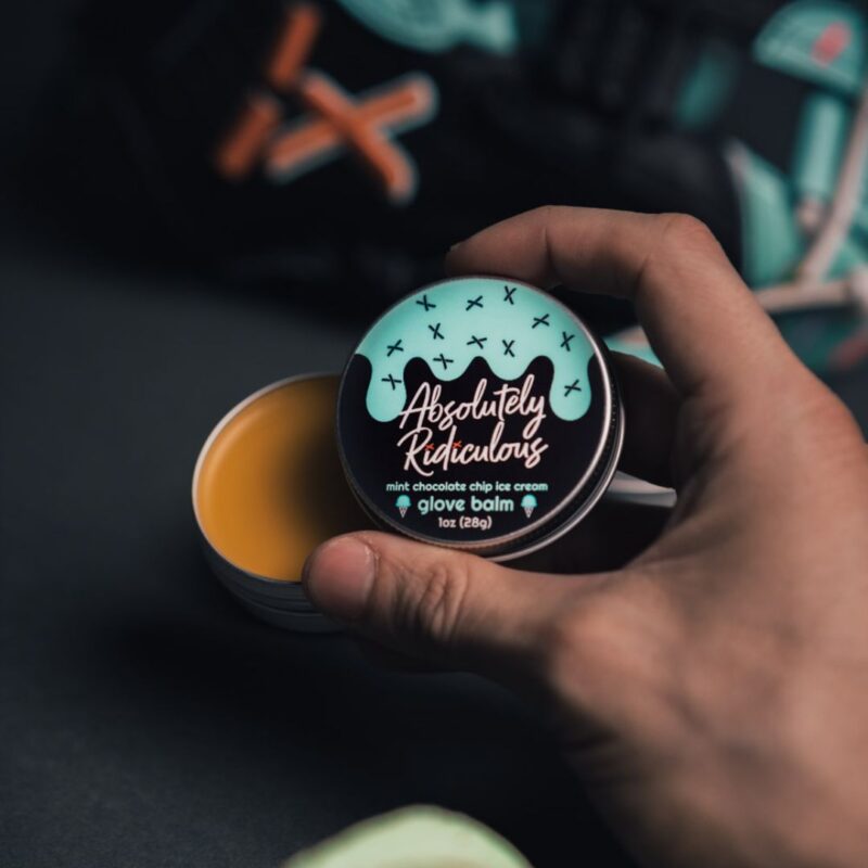 mint chocolate chip ice cream scented baseball glove conditioner